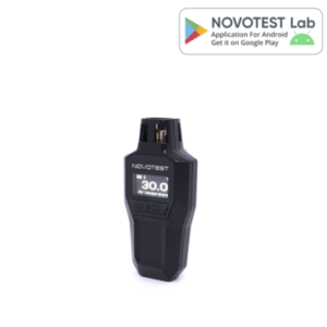 NOVOTEST LAB DPM - Dew point meter digital untuk monitoring kondisi pengecatan dengan layar dan aplikasi.