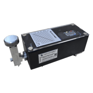 NOVOTEST SM-1M - Alat uji adhesi mekanik untuk insulasi bitumen, perangkat portabel dengan tuas pengukur.