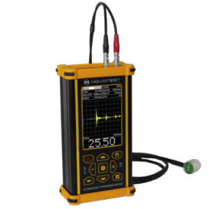 Ultrasonic Thickness Gauge NOVOTEST UT-2A - Alat ukur ketebalan dan cacat portabel dengan layar A-scan.