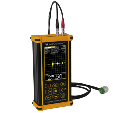 Ultrasonic Thickness Gauge NOVOTEST UT-2A - Alat ukur ketebalan dan cacat portabel dengan layar A-scan.