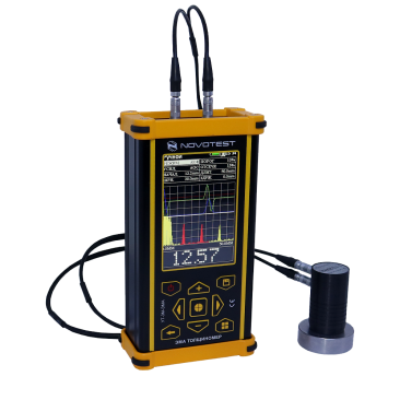 EMAT Thickness Gauge NOVOTEST UT-3M-EMA - Alat ukur ketebalan ultrasonik portabel tanpa couplant untuk inspeksi korosi.