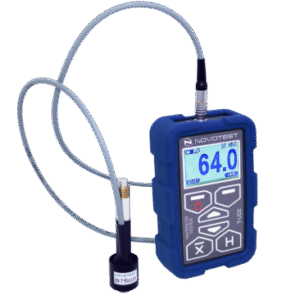 Leeb Hardness Tester NOVOTEST T-D2-R - Alat uji kekerasan portabel dengan probe mini untuk area sempit