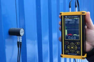 Novotest UT-3M-EMA alat ukur ketebalan logam non logam dengan ketebalan 0.5 mm hingga 200 mm