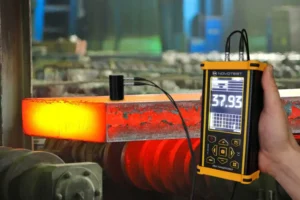 Novotest UT-3M-EMA alat ukur ketebalan logam dapat mengukur di suhu ekstrem 600 celcius
