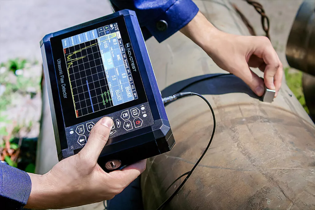 Alat Deteksi Retak Novotest UD3701 memiliki Automatic Defect Signaling